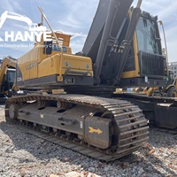 Excavatrice sur chenilles d'occasion Volvo EC220BLC de 22 tonnes, moteur Volvo D6E d'origine, pelle hydraulique pour travaux de terrassement et construction routière