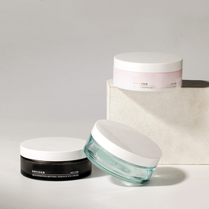 2025 Phong Cách Mới <span class=keywords><strong>100ml</strong></span> biểu tượng tùy chỉnh phẳng chăm sóc da sản phẩm bùn phim Kem chai mỹ phẩm Jar mặt nạ chai - Product Image 5