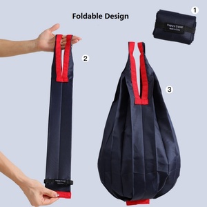Bolsa de Compras Plegable Ecológica Personalizada de Fábrica 2025, Bolsa de Tela Ecológica con Pliegues Tipo Órgano, Bolsa de Almacenamiento Plegable de Segunda Pliegura - Product Image 3