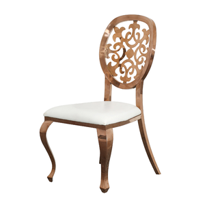Chaise d'événement de luxe en acier inoxydable sculpté pour <span class=keywords><strong>location</strong></span> de banquets de <span class=keywords><strong>mariage</strong></span> et sièges commerciaux - Product Image 1