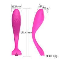 APP Wasserdichtes Erwachsenenspielzeug Fernbedienung Paar-Silikon-Klitoris-Sauger Sexspielzeug Dildo Tragbarer Vibrator 9 Vibrationsmodi USB