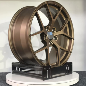 Nouvelle jante en aluminium forgé sur mesure 19*8.5 19*9.5, directement de l'usine, PCD 5x120, CB 72.6, design concave de <span class=keywords><strong>course</strong></span>, certifiée ISO9001, finition brillante - Product Image 2