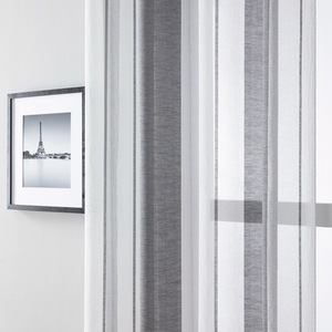 DaiRui Cheap Voile <strong>Curtain</strong> Sheer <strong>White</strong> With Vertical <strong>Lines</strong> <strong>Curtains</strong> for Living Room - Product Image 3