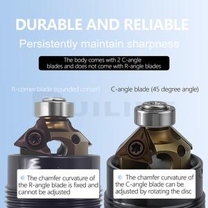 Industrielle Pneumatische Abschrägmaschine RUILIKE Modell A-2 für Metallentgratung Kantenabschrägung Einstellbare Klinge Hochgeschwindigkeit 1,25 - Product Image 4