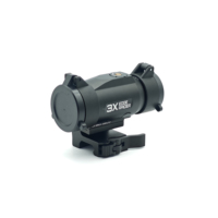 Hunting Prism Scope Edge 3X Magnifier Sight Quick Release Mount Tactical Optical Scope Equip with Holographic Red Dot Sight