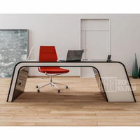 Meubles de bureau classiques modernes en MDF, peinture piano, petit bureau de direction, tables, bureaux, accessoires