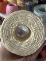 Vente en gros de ficelle en raphia naturel torsadé de 2 mm, 200 m, sans fil intérieur, écologique, pour macramé, artisanat, emballage de bouquets