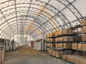 CS5060 - Toldo <span class=keywords><strong>de</strong></span> Lona Impermeable y Resistente al Fuego con Estructura <span class=keywords><strong>de</strong></span> Acero Galvanizado <span class=keywords><strong>de</strong></span> 40 Pies, Resistente a los Rayos UV, para Contenedores - Product Image 3