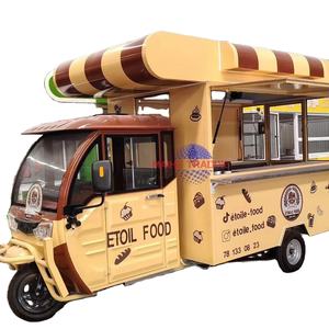 Camion de nourriture électrique à trois roues, kiosque mobile de crème glacée, voiture de restauration de loisirs en plein air à vendre - Product Image 1