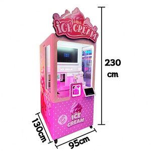 Automatic Ice Cream Vending <b>Machine</b> Smart Frozen Dessert Maker With Touch Screen for Shopping Mall <b>Amusement</b> Park - Product Image 6