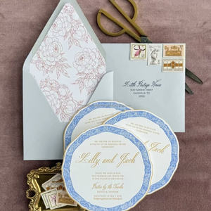 Vanilla Printing Premium Recycled Cotton Paper Greeting <b>Cards</b> Custom Embossed Letterpress Printing Custom Logo for <b>Save</b> <b>Date</b> - Product Image 2