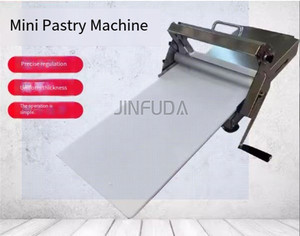 Machine à laminer la pâte commerciale, laminoir à pâte feuilletée réversible pour boulangeries, pâtisseries - Product Image 3