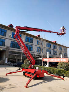 Nacelle élévatrice araignée électrique diesel sur chenilles CE ISO, petite, 10 à 23 m, avec nivellement automatique - Product Image 2