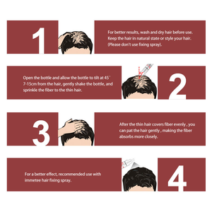 Poudre densifiante capillaire aux herbes, correcteur unisexe 2-en-1, formule naturelle pour volume et aspect, application facile - Product Image 5