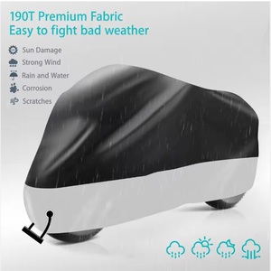 Funda Impermeable para Motocicleta, Protección Contra Rayos UV, Polvo y Lluvia, Incluye Bolsa de Almacenamiento - Product Image 2