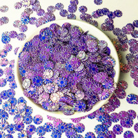 Paillettes opaques Daisy en vrac pour nail art, slime, boue cristalline, matériaux amusants à presser pour DIY et fabrication artisanale, vente en gros directe usine