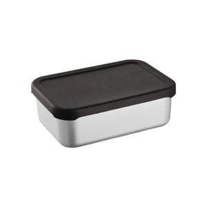 New 304 Stainless Steel Snack <b>Lunch</b> <b>Box</b> <b>Metal</b> Food Storage Container OEM Food Grade Silicone Portable <b>Lunch</b> <b>Box</b> - Product Image 2
