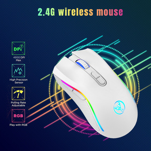 HXSJ T69 2,4G inalámbrico ergonómico juego de oficina ratón portátil ABS silencioso 2,4 GHz inalámbrico retroiluminado opción Popular para jugadores de ordenador - Product Image 4