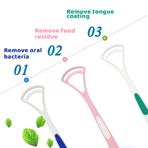 Grattoir en plastique de haute qualité en gros en ligne sur la tête nettoyeur de langue arrière - Product Image 4