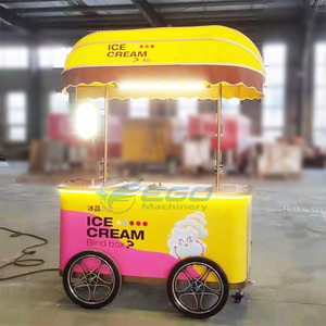 New Automatic Food Truck Docking <b>Station</b> Cart for Restaurant, Food Store, Fruit, Ice Cream, Barbecue, Mobile Vegetable <b>Van</b> - Product Image 3