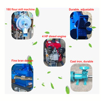 Nouveau moulin à céréales SXV diesel/essence 4/7 CV pour le broyage, le décorticage et le moulinage du riz, du blé et des céréales
