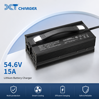 Chargeur intelligent personnalisé pour batterie au lithium Lifepo4 28V 48V 72V avec entrée AC/DC, protection OVP, chargeur rapide en aluminium