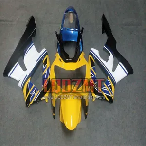 Enjeksiyon için HONDA CBR 929RR 900 929 RR CC CBR929RR sarı beyaz 234 RR RR 00 01 107No.52 modem 2000 2001 OEM Fairing