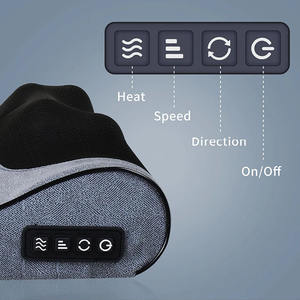 2024 Producto <span class=keywords><strong>popular</strong></span> superventas almohada de masaje cuadrada shiatsu eléctrica de alta calidad con calefacción almohada de masaje de viaje - Product Image 5