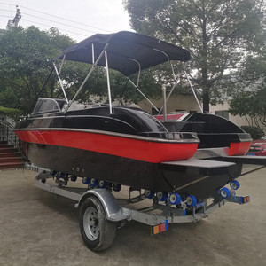 Yate de Pesca de Lujo Pequeño de 19 pies con Certificación CE, Bote Deportivo, Bote de Fibra de Vidrio de Alta Velocidad - Product Image 4