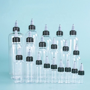 Refillable10ml 15ml 30ml 50ml 60ml 100ml 120ml <b>200ml</b> 250ml 500ml Plastic Squeeze <b>Bottles</b> Empty Pet Pigment Ink Twist <b>Bottles</b> - Product Image 1