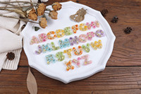 Moule en silicone pour lettres grandes et petites en résine époxy à faire soi-même