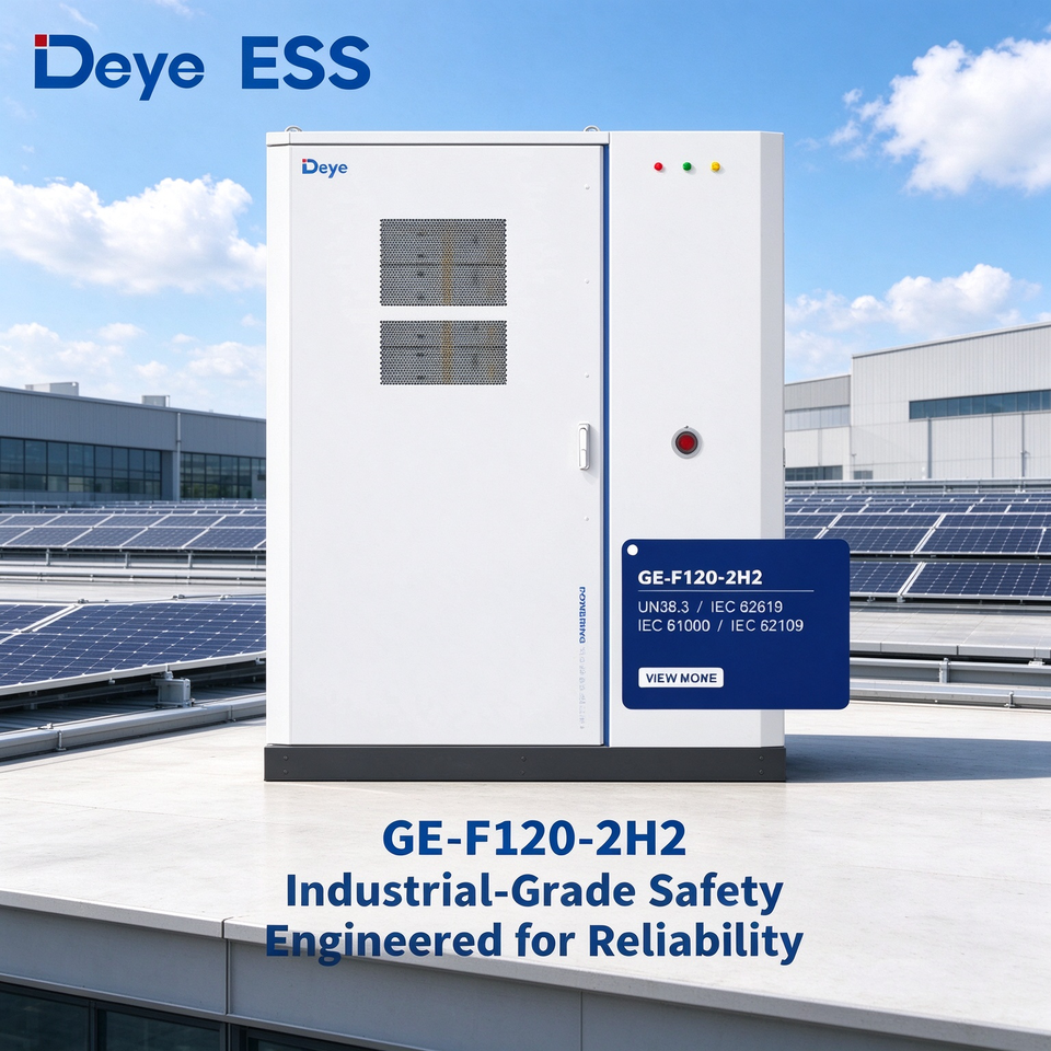 deye Battery with Inverter IP55 Rated Deye Industrial Lithium Battery ...