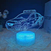Lampe de bureau rechargeable à base acrylique holographique de qualité supérieure, très vendue, pour salle d'étude