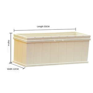 <span class=keywords><strong>Jardinera</strong></span> <span class=keywords><strong>Rectangular</strong></span> de <span class=keywords><strong>Resina</strong></span> Plástica para Flores, Suculentas y Vegetales, Diseño de Tira Larga - Product Image 6