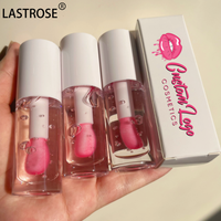 Baume à lèvres brillant à marque privée, huile repulpante pour les lèvres, vente en gros, acide hyaluronique, nourrissant, végétalien, transparent, huile à lèvres changeante de couleur