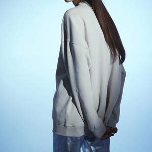 คุณภาพสูงเหงื่อชุดผู้หญิงที่กําหนดเองHoodieชุดแขนยาวCrewneckเสื้อกันหนาวผ้าฝ้ายกางเกงขายาวและHoodieชุด - Product Image 4