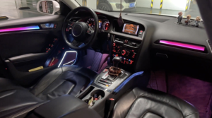 Kit d'éclairage d'ambiance LED dynamique haute luminosité pour Audi A4L B8 2009-2016 - Accessoires d'éclairage intérieur pour mise à niveau automobile - Product Image 5