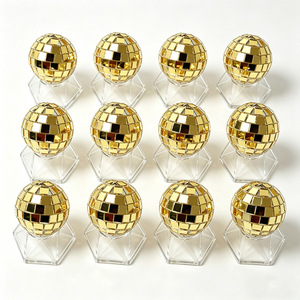 Bola de Discoteca Rosa al por Mayor, Bola de Cristal Espejado Rosa para Decoración de <span class=keywords><strong>Mesa</strong></span> y Suelo, Ideal para Despedidas de Soltera, Fiestas de los 70, Centros de <span class=keywords><strong>Mesa</strong></span> para Bodas, Venta a Granel - Product Image 6