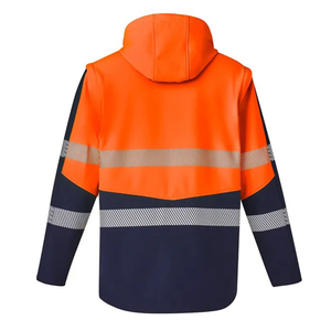 Giacca Softshell Premium da <span class=keywords><strong>Uomo</strong></span> CONMR TOP 20 Gears, Vendita all'Ingrosso, Alta Visibilità Giallo Arancione D/N EN 20471, <span class=keywords><strong>Abbigliamento</strong></span> da Lavoro Industriale - Product Image 3