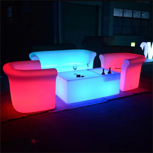 Tùy chỉnh RGB Phát Sáng Led đồ nội thất cho hộp đêm bên trang trí nội thất hiện đại thanh phân thắp sáng Cocktail bảng cho phòng chờ ngoài trời - Product Image 4