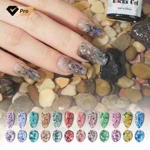 RS MRO Nail Polish 2023 Custom New Design UV Gel Nail Varnish 12 Colors Cheap High Quality Color Rock Gel