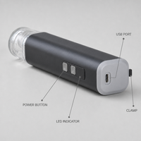 Scelleuse sous vide portable H6 rechargeable par USB - Machine de conservation des aliments -55~-65KPa d'aspiration pour la maison et la cuisine, faible bruit, compacte