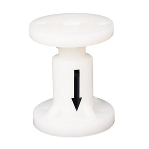 วาล์วตรวจสอบแบบฟลานจ์ PVDF สำหรับสมาชิกทีมงาน ขนาด DN32 แบบลูกบิดเดี่ยว ใช้สำหรับน้ำประปาและสารเคมี - Product Image 1