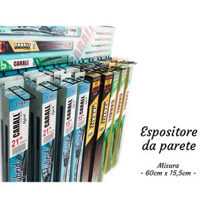 Pargicristallo a parete CARALL con 9 ganci-auto e moto/spazzole tergicristallo - Product Image 4