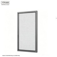 Moustiquaire invisible moderne à fixation rapide, haute transparence, protection anti-moustiques, installation facile, pour chambre et salle de bain, résistante au vent