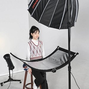 Diffuser Réflecteur Incurvé 24x70 Pouces pour la Photographie et la Vidéo en Studio avec Réflecteurs Noir, Argent, Blanc et Or - Product Image 2