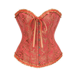 Corsé de Princesa Renacentista para Mujer Talla Grande Elegante Sobre el Busto con Cordones Vintage Gótico Victoriano Bustier - Product Image 1