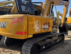 Original Second <b>Hand</b> Used SY135C 135 <b>Mini</b> Digger Crawler Excavator Sany with Isuzu Engine Motor & Gear 130kw Power - Product Image 1