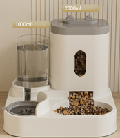 Distributeur automatique intelligent de nourriture et d'eau pour animaux de compagnie PetFit, grand volume, détachable, pour chien et chat, double distributeur automatique pour animaux de compagnie