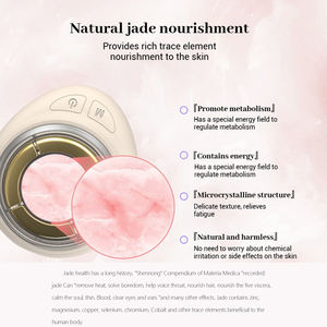 Appareil de beauté pour le soin de la peau, rouleau de jade électrique, outil à haute fréquence, vibration galvanique, micro-courant chauffant, masseur facial - Product Image 6